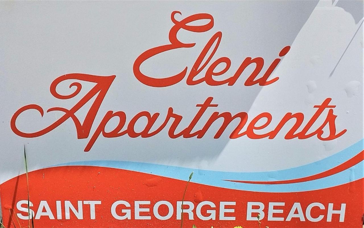 Eleni Apartments Sant George Beach Айос-Георгіос Екстер'єр фото